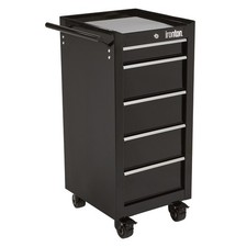 Ironton 5-Drawer Rolling Cabinet, 17in., 75-Lb. Capacity, Steel Construction picture