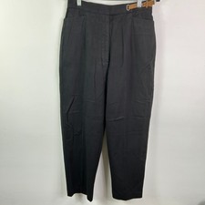 Talbots Women's Stretch Black Belted Pants Size 12W NWT picture