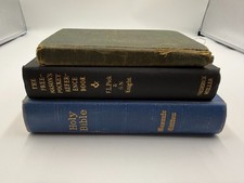 Vintage Freemason's / Masonic Bible, Pocket Reference Book & Ritual Book picture