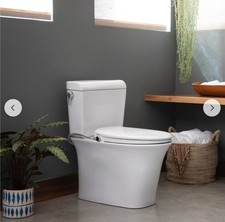 Brondell Ecoseat S101 RW NonElectric Bidet Round White Toilet Seat Ambient Temp  picture