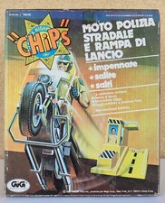 C.H.I.P.S HIGHWAY PATROL LAUNCHER TV SERIES motorcycle POLICE Chips Gig MEGO 1983 NEW picture
