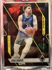 Panini 2023-24 Phoenix Fade to Black Luka Dončić Mavericks #18 195/275 picture