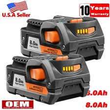 New For Ridgid R840087 6Ah 8Ah Lithium Battery Rigid 18 Volt R840085 Power Tools picture