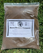 6 lb All Natural Horse Manure Compost. Aged. Sun dried. Plant fertilizer picture
