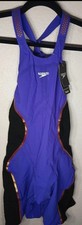 NWT SPEEDO Fastskin LZR Pure Intent OPENBACK Female kneeskin Size 30 violet picture