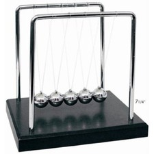 Newton's Cradle with 1 Inch Balance Balls and 7.25
