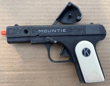 Vintage 1950s Kilgore Mountie no 6 Repeating Cap Gun for Parts Repair or Display picture