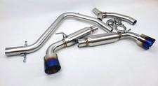 VW 10-14 Volkswagen BURNT TIPS 2.0T MK6 10-14 Golf GTi Catback Exhaust System picture