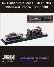 M2 Hauler 1987 Ford F-350 Truck & 1966 Ford Bronco 36000-100 1/64 picture