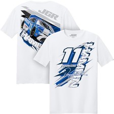 Denny Hamlin #11 NASCAR 2026 Car Scheme 2 Sided Car White T-Shirt picture