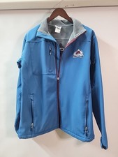 MAJESTIC NHL MEN'S COLORADO AVALANCHE SOFTSHELL BLUE-NAVY JACKET SIZE MEDIUM,... picture