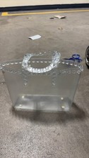 Vintage Clear Lucite Handbag with Studded Handles picture