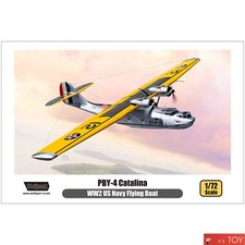 Wolfpack  1/72 PBY-4 Catalina WW2 US Navy Flying Boat Premium Model Kit WP17214 picture
