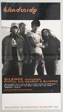 2002 Blindside Silence Ft Pitiful and Caught a Glimpse Promo Poster 20 x 11 picture