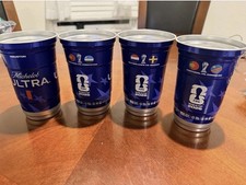 Michelob Ultra FIFA World Cup 2026 Blue Aluminum Cups Set of 4  picture