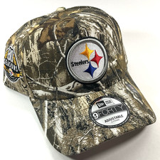 New Era Pittsburgh Steelers Exclusive REAL TREE 9FORTY A-Frame Snapback Hat Cap picture