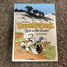 Walt Disney's Donald Duck LOST IN THE ANDES Graphic Novel Carl Barks Hardcover picture