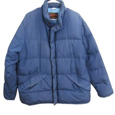 Vintage WALLS Blizzard Pruf Insulated Jacket Men XL Light Blue Quilt Puffer Work picture