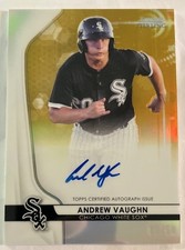 2020 Bowman Sterling - Prospect Autographs Andrew Vaughn #BSPA-AVA Gold... picture