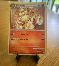 Pokemon Arcanine 1/123 HeartGold SoulSilver EN picture