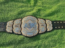 AEW World Wrestling Championship 4mm Title Adult Size Belts Heavyweight Belt picture