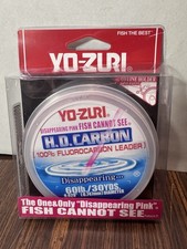 Yo-Zuri HD Carbon 100% Fluorocarbon Leader 60lb, 30yd, Disappearing Pink) picture
