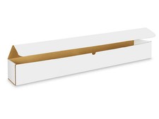 Pack of 100 White Indestructo Mailers 36 1/4 X 4 7/8 X 4