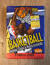 🏀 Vintage 1989 Fleer Basketball Sealed Wax Pack⚡️15+1 Cards⚡️Patrick Ewing Top picture