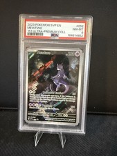 2023 Pokémon TCG PSA 8 Mewtwo #052 S&V ENG 151 UPC Black Star Promo NM-MT picture