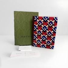 Gucci Limited Edition Large Paper Notebook Journal + Dust Bag & Gift Box — New picture