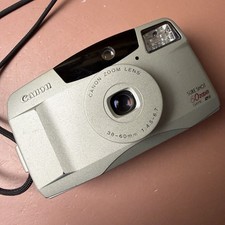 Canon Sure Shot 60 Zoom Prima Zoom Shot 35mm Point & Shoot Film Camera WORKS picture