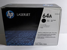 HP 64A CC364A Genuine Black Toner Print Cartridge LaserJet P4014 P4015 P4515 picture