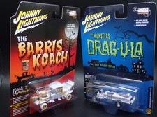 2025 GEORGE BARRIS MUNSTERS SET OF 2 SILVER SCREEN JOHNNY WHITE LIGHTNING CHASE picture