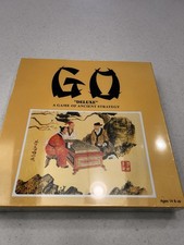 Vintage Go Deluxe Game of Strategy John N. Hansen Co Sealed Wooden Board picture
