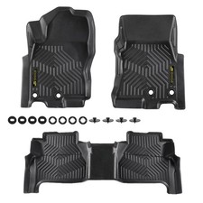 TPE Floor Mats Fit Nissan Frontier 2022-2025 Crew Cab picture