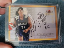 2000 FLEER ULTRA WNBA TICHA PENICHEIRO FRESH INK AUTOGRAPH #18/50 picture