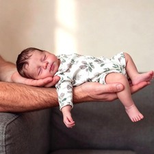 Anano Reborn Baby Dolls Silicone Full Body, Realistic 18 inches, White picture