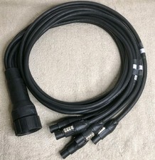 LEX SOCAPEX SOCO 19 PIN to 6ft 6 Channel PowerCon True1 Female Breakout Cable picture