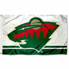 MINNESOTA WILD 3'X5' FLAG/BANNER **100% FULL COLOR ON BOTH SIDES OF FLAG** picture