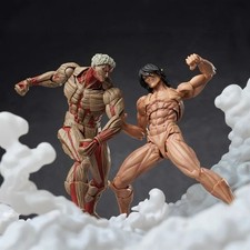 Kaiyodo Eren Jaeger & Armored Titan Amazing Yamaguchi Attack on Titan Figures picture