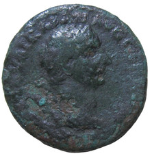 TRAJAN, 98-117 AD. AE As,  ROME CIRCA 98-99 AD. VICTORY  REVERSE. picture