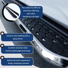 US Stock 2PCS Running Board Fits 2022-2026 Nissan Pathfinder Side Step Nerf bar picture