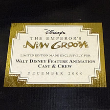 Disney Emperor's New Groove Kuzco Llama Maquette Cast Member Exclusive 2000 picture