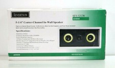 Severtson SEV-5252W In Wall Center Channel Speaker (White) 5.25'' 8ohms  D41  picture