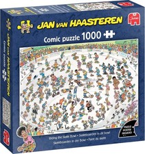 NEW Jumbo 60446 Jan van Haasteren Skateboarding in the Bowl 1000Pc Jigsaw Puzzle picture