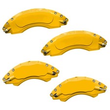 AOOA Caliper Covers Yellow Brake Aluminum Covers Fits 2014-2024 Infiniti QX80 picture
