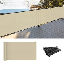 3ft Tall Privacy Balcony Deck Fence Screen Garden Yard Patio Fabric Shade Cover picture