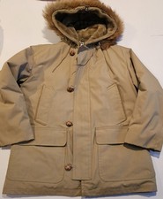 Vtg- Mighty Mac Gloucester Parka Fur Lined Full Zip Hooded Jacket USA- X Large picture