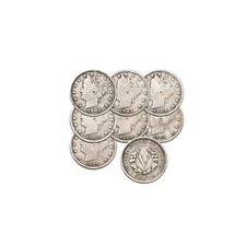 1883 to 1912 Liberty Nickels Set of 7 Coins Set Good picture