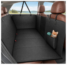 Dog Car Seat Cover for Back Seat, Hard Bottom Back Seat Extender for Dogs - Supp picture